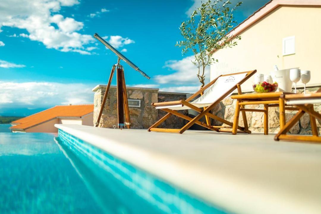 Luxury Villa Allen With Pool Klimno Exterior photo