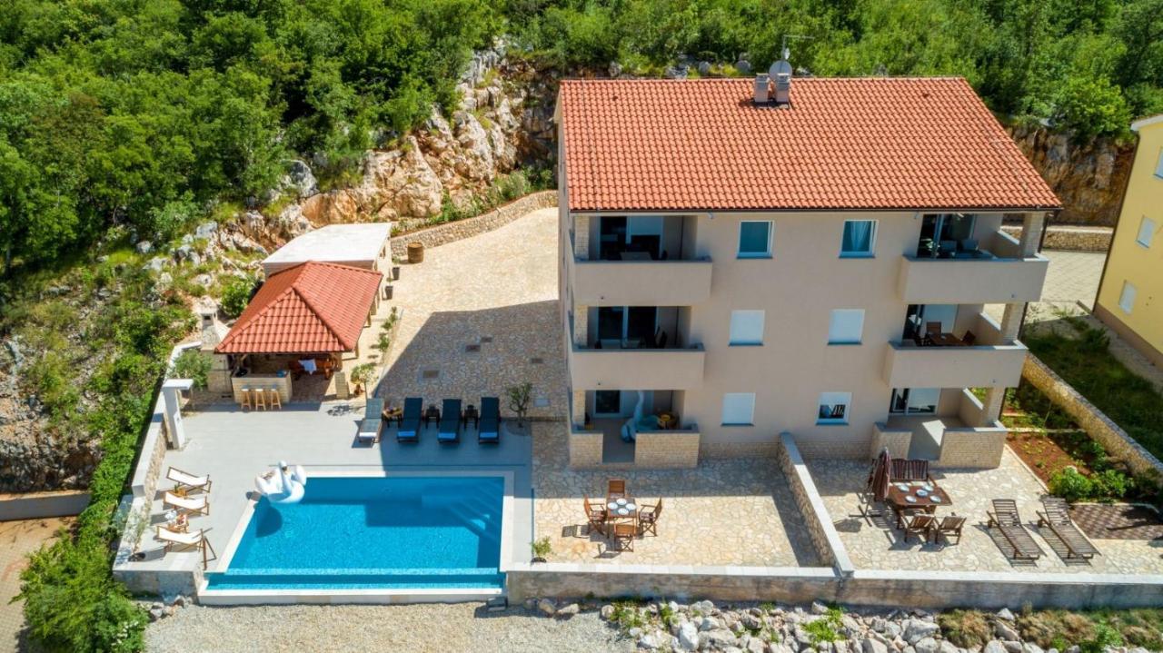 Luxury Villa Allen With Pool Klimno Exterior photo