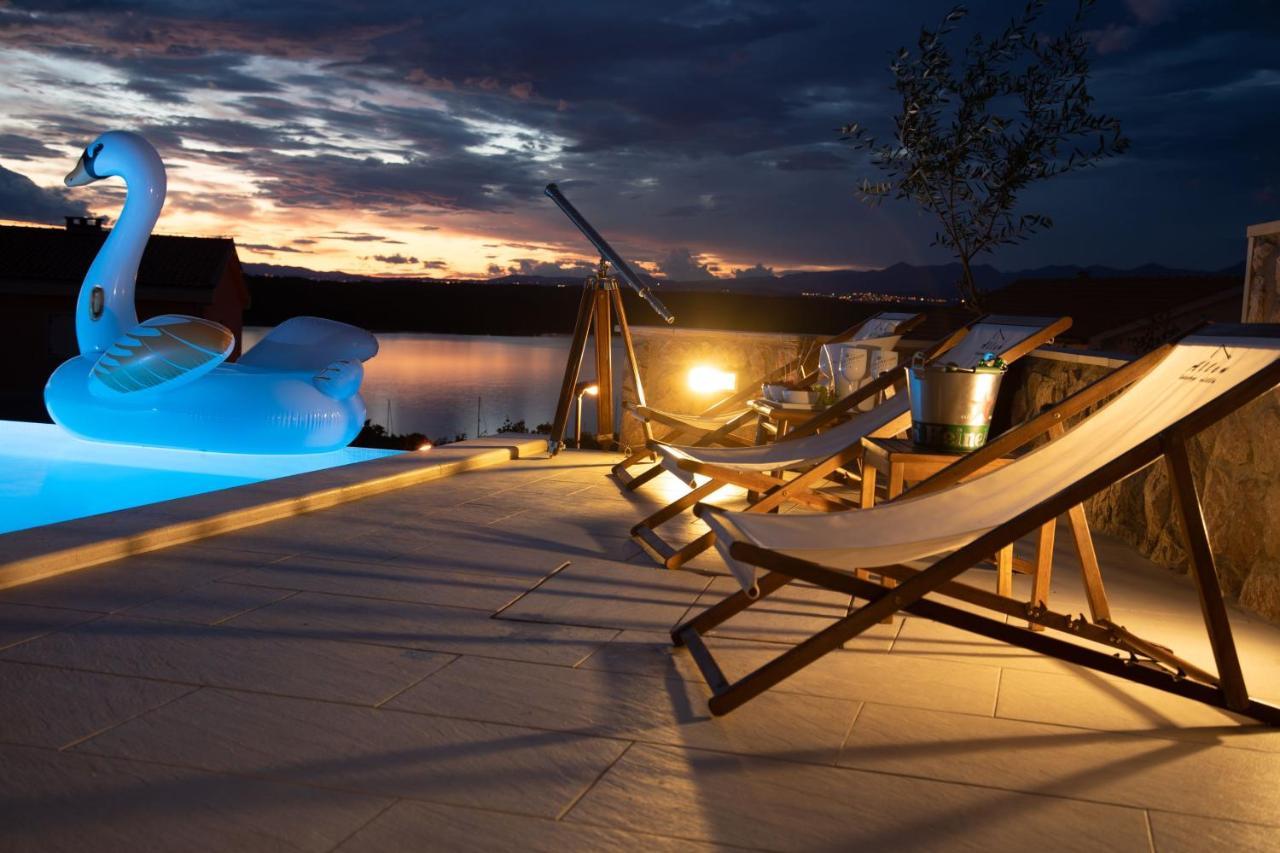 Luxury Villa Allen With Pool Klimno Exterior photo