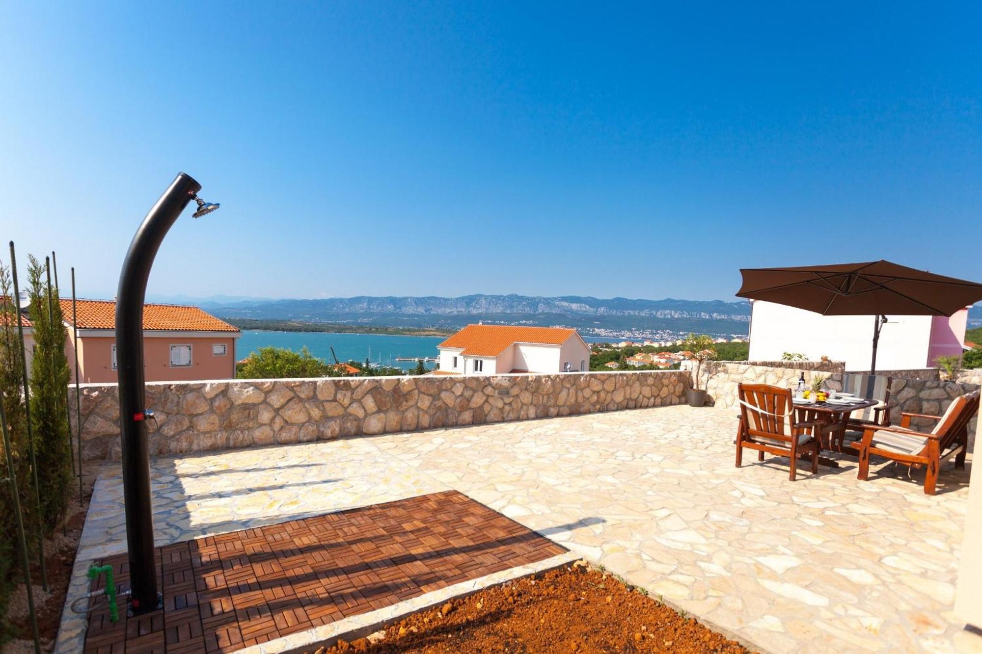 Luxury Villa Allen With Pool Klimno Room photo